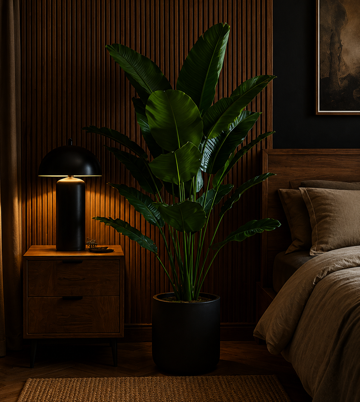 Simulated Plant 18-leaf Traveler's Banana Green Plant Ornament